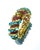 Bochic "Capri" Natural Ruby & Blue Topaz Bangle Set In 18K Gold & Silver For Sale - Image 18 of 18