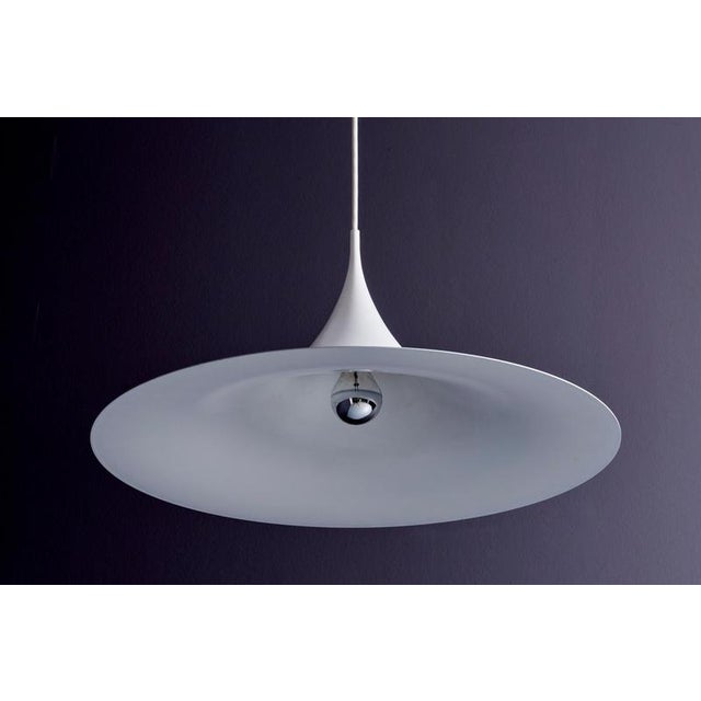 Midi Semi Pendants attributed to Claus Bonderup for Fog & Mørup, 1960s, Set of 2 For Sale - Image 11 of 14