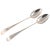 1783 Hester Bateman Sterling Silver Serving Spoons- a Pair For Sale - Image 4 of 4
