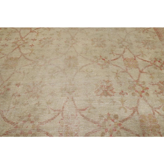 Textile Antique Square Turkish Oushak Rug - 12'4" x 13'10" For Sale - Image 7 of 11