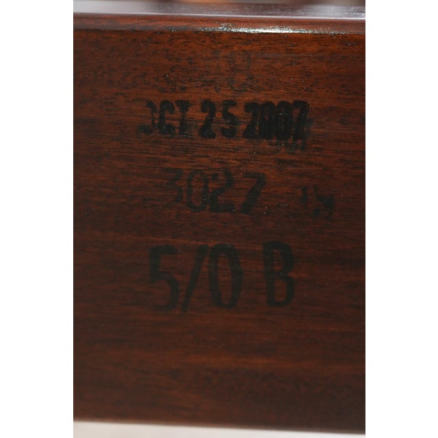 Stickley Queen Size Mahogany Canopy Poster Bed For Sale - Image 18 of 18