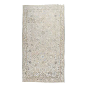 Mid 20th Century Neutral Persian Vintage Rug, 5'10'' X 10'2''