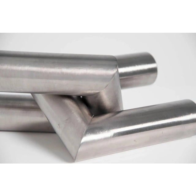 Tubular Tangled Sculpture by Rudolf Wolf, 1975 For Sale - Image 6 of 10