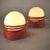 Red Spring-Loaded Table Lamps, 1970s, Set of 2 For Sale - Image 10 of 10