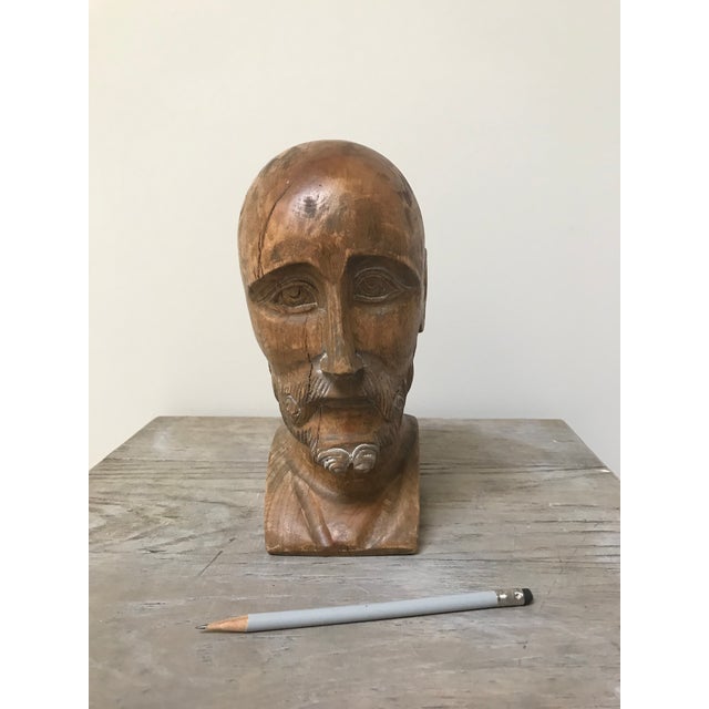 Figurative Late 20th Century Xander Wood Bust Figure For Sale - Image 3 of 7