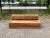 Beautiful vintage daybed / sofa bed upholstered in brown corduroy fabric. Its timeless design makes it a versatile piece...