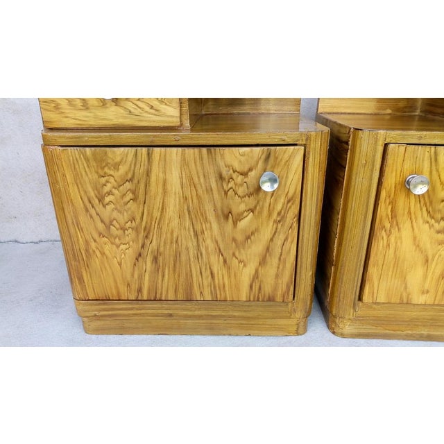 Art Deco Bedside Tables by Jindrich Halabala for Up Závody, 1940s, Set of 2 For Sale - Image 11 of 18