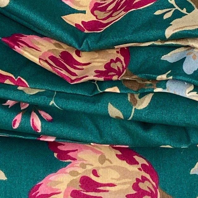 1980s Ralph Lauren Vintage Adirondack Floral Home Decor Fabric Ten