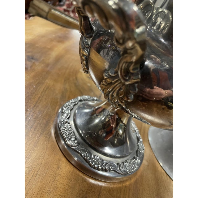 Vintage Silver Metal Cooler, 1928 For Sale - Image 4 of 8