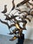 Abstract Modern Curtis Jere “Flying Birds” Brutalist Torch-Cut Metal Floor Sculpture on Pedestal/ Sold For Sale - Image 3 of 12