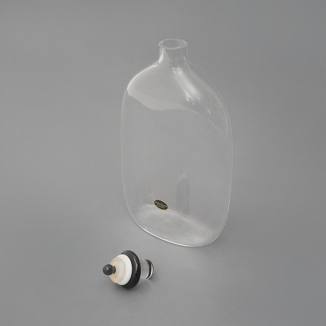 Murano Glass Bottle with Stopper by Giovanni Cenedese, 1970s For Sale - Image 8 of 13
