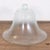 Large 19th century antique French bell shaped garden cloche formed as a single piece of clear glass with a solid knob...
