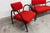 Red Sofa and Armchairs, 2001, Set of 3 For Sale - Image 12 of 18