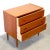Danish Teak Chest of 3 Drawers / Low Dresser For Sale - Image 9 of 12