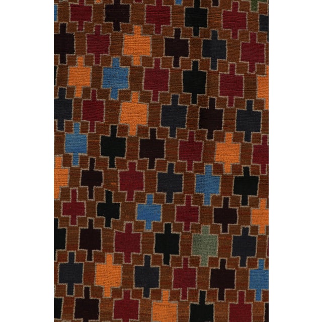 Rug & Kilim’s Baluch Tribal Rug With Colorful Geometric Patterns For Sale In New York - Image 6 of 7