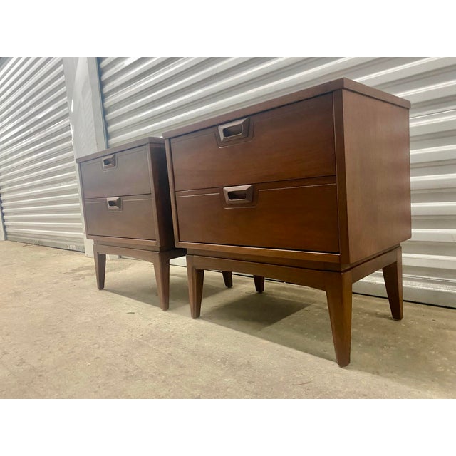 Mid-Century Modern 60s Mid Century Modern Nightstand a Pair . For Sale - Image 3 of 12