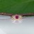2020s Aaa Burma Ruby Ring With Earth-Mined Diamond Accents in Solid 14k Gold, 5mm, Size 6.75 For Sale - Image 5 of 9