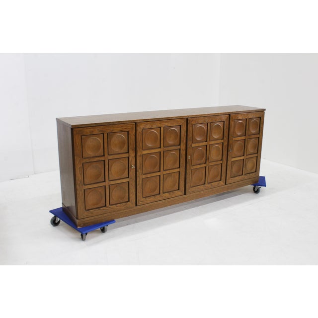Vintage Brutalist Sideboard from Gerhard Bartels, 1970s For Sale - Image 4 of 12