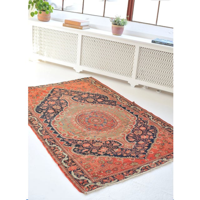 *All of our antique & vintage rugs are professionally cleaned prior to being listed.* Name: Very Fine and Classy Antique...