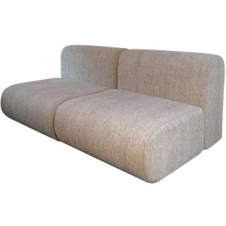 Knoll "Suzanne" Upholstered Chairs - A Pair For Sale