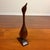 Mid-Century Modern Mid-Century Modern Hand-Carved Wooden Bird Sculpture For Sale - Image 3 of 12