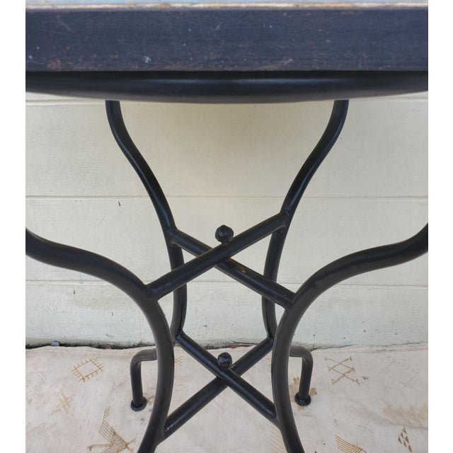 2020s 32" Tamegrout Green Moroccan Mosaic Table For Sale - Image 5 of 6