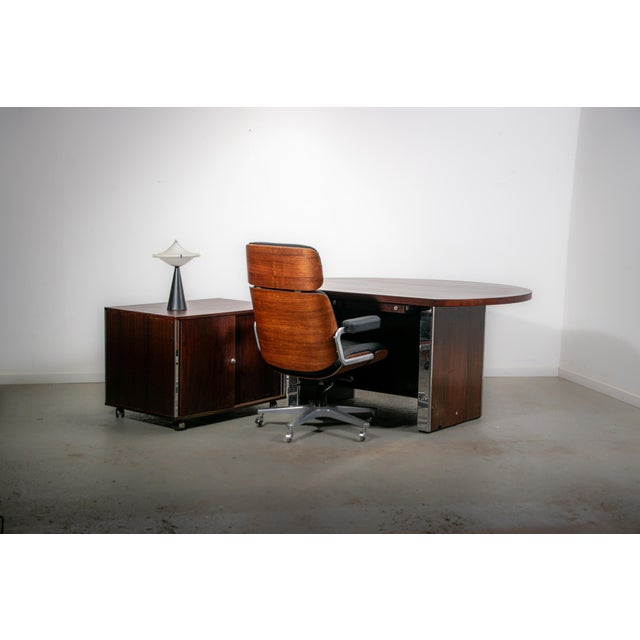 Galileo Series Executive Desk by Ennio Fazioli for Mim Roma, 1970s For Sale - Image 12 of 18