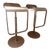 Design Within Reach Stainless Steel LaPalma Lem Piston Stools - Set of 2 For Sale