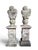 Gray Italian Artist, Cherub Sculptures on Pedestals, 19th Century, Terracotta, Set of 2 For Sale - Image 8 of 12