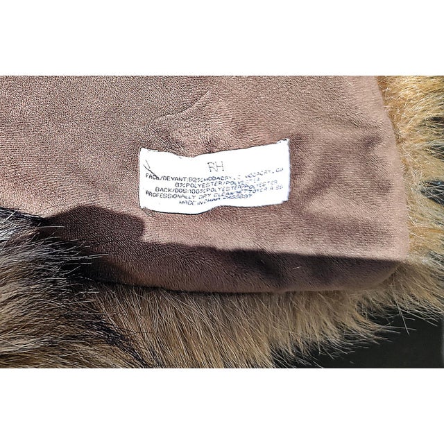 Faux Fur Bear Throw by Restoration Hardware For Sale - Image 10 of 12