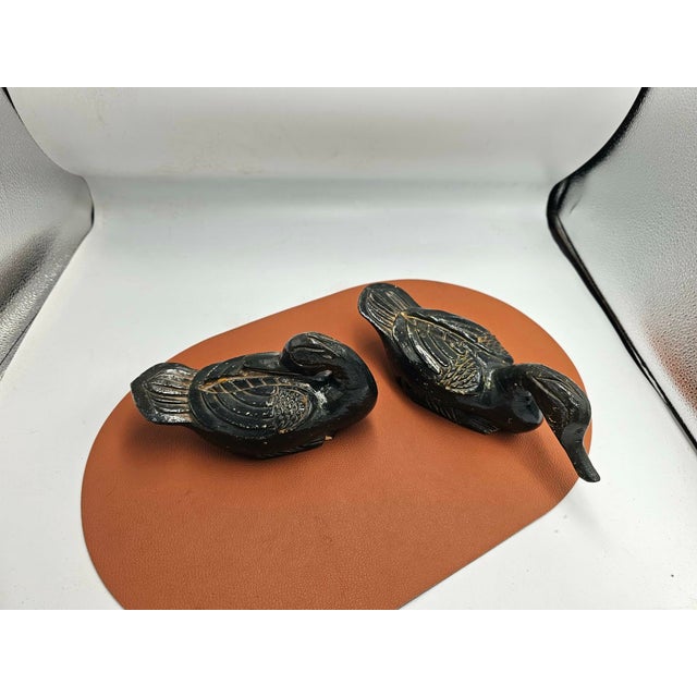 1950s Danish Wooden Ducks, 1950s, Set of 2 For Sale - Image 5 of 9