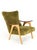 Contemporary Two Tone Doodle Wing Lounge Chair For Sale - Image 3 of 15