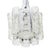 Murano Glass and Chromed Metal Chandelier, 1970s For Sale - Image 4 of 14