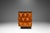 Set of Two (2) Futuristic Brutalist Italian Modern Sculptural Diamond Faced End Tables With Leather Tops, Italy, C. 1970s For Sale - Image 4 of 18