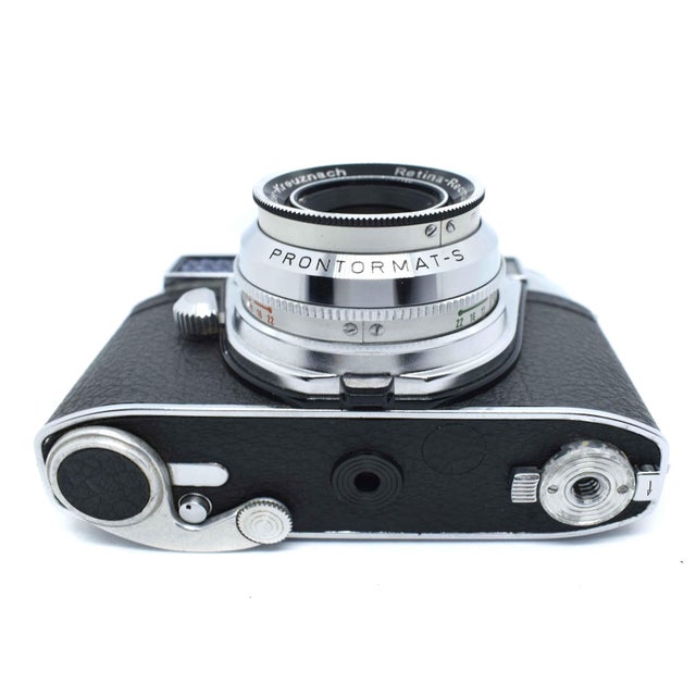 Metal Mid 20th Century German Kodak Retina Automatic I 35mm Film Camera With Schneider-Kreuznach Lens For Sale - Image 7 of 9