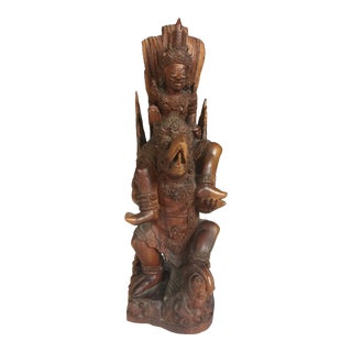 1950s Garuda Religious Master Carving For Sale