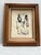 Eggshell Rare Vintage 1040s Limited Edition Francisco Dosamantes Lithograph of Fishwives at the Market For Sale - Image 8 of 9