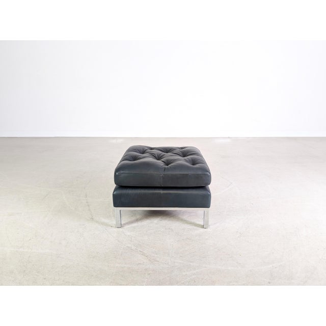 Beautiful designer footstool by de Sede for sale. The model is called DS-0040 and impresses with its high-quality...