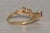Metal The Beal Lane: Ladies 14K Angled Band set with Rubies and Diamonds For Sale - Image 7 of 10