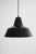 Black and White Enamel Workshop Pendant Lamp by Louis Poulsen, Denmark, 1960s For Sale - Image 6 of 6