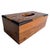Vintage Marquetry Burled Wood Tissue Box Holder For Sale - Image 9 of 12