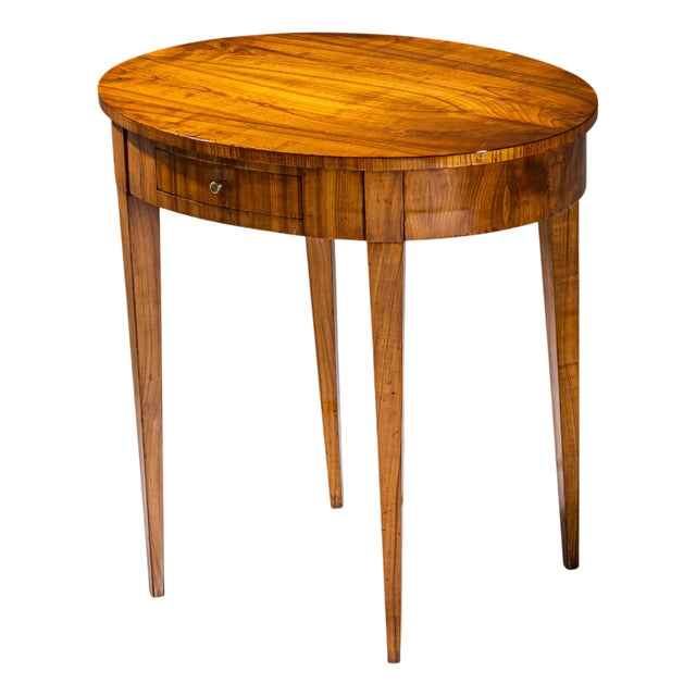 Biedermeier Salon Table in Cherrywood, Southern Germany, 1820 For Sale
