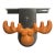 SKS Fun & Fantasy Collection "Elk" ORANGE Overdoor Wardrobe Hook #67016 For Sale