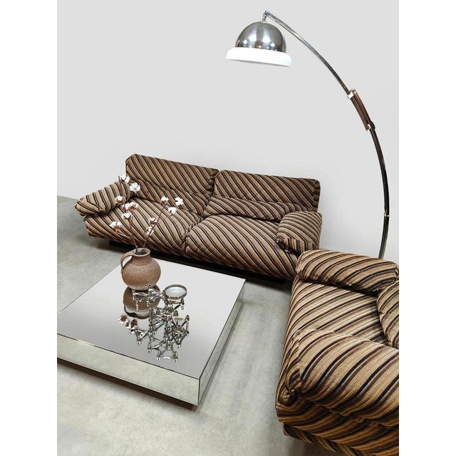 Vintage Italian Sofa by Sergio Saporiti for Saporiti Italia, 1980s For Sale - Image 6 of 10