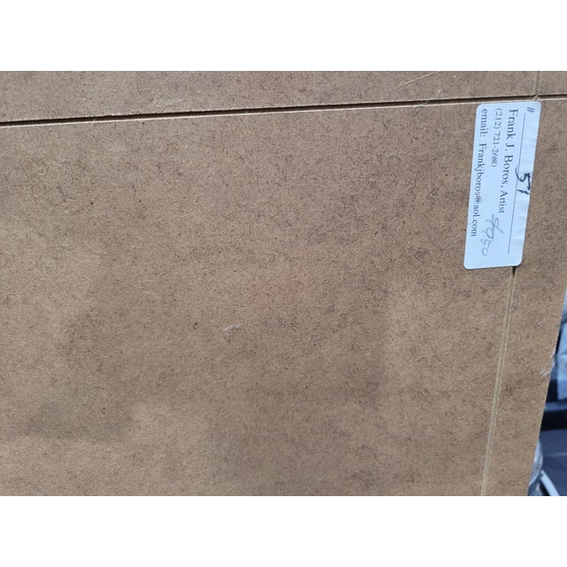 American "Midday Tuesday" - 2005 Still Life Watercolor Painting by the Artist Frank Boros For Sale - Image 3 of 3