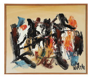 Preben Wölck, Autumn: Harvest, 1980s, Oil on Canvas