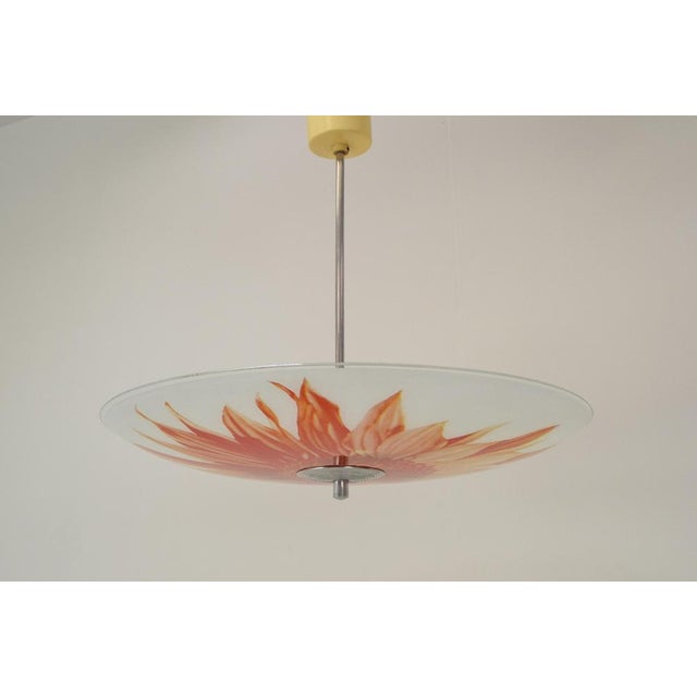 1960s Mid-Century Glass Pendant, 1960s For Sale - Image 5 of 14