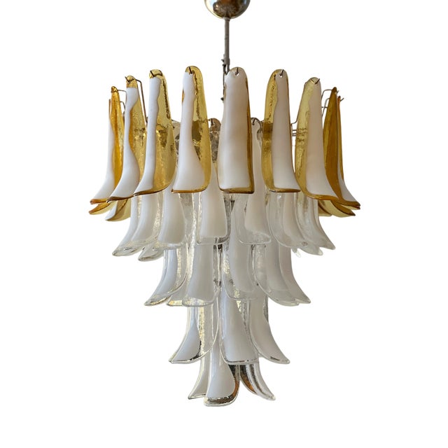 Murano Chandelier in the style of Mazzega For Sale