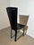Black Leather Dining Chairs, Set of 6 For Sale - Image 5 of 6