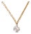 18k Yg 0.45ct Old European Cut Pierced Diamond Necklace For Sale